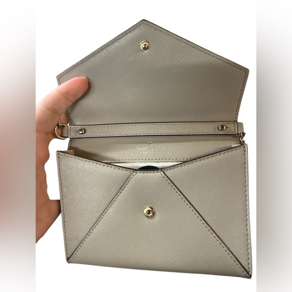 Kate Spade Envelope Monday Tan Crossbody Bag - Picture 3 of 7